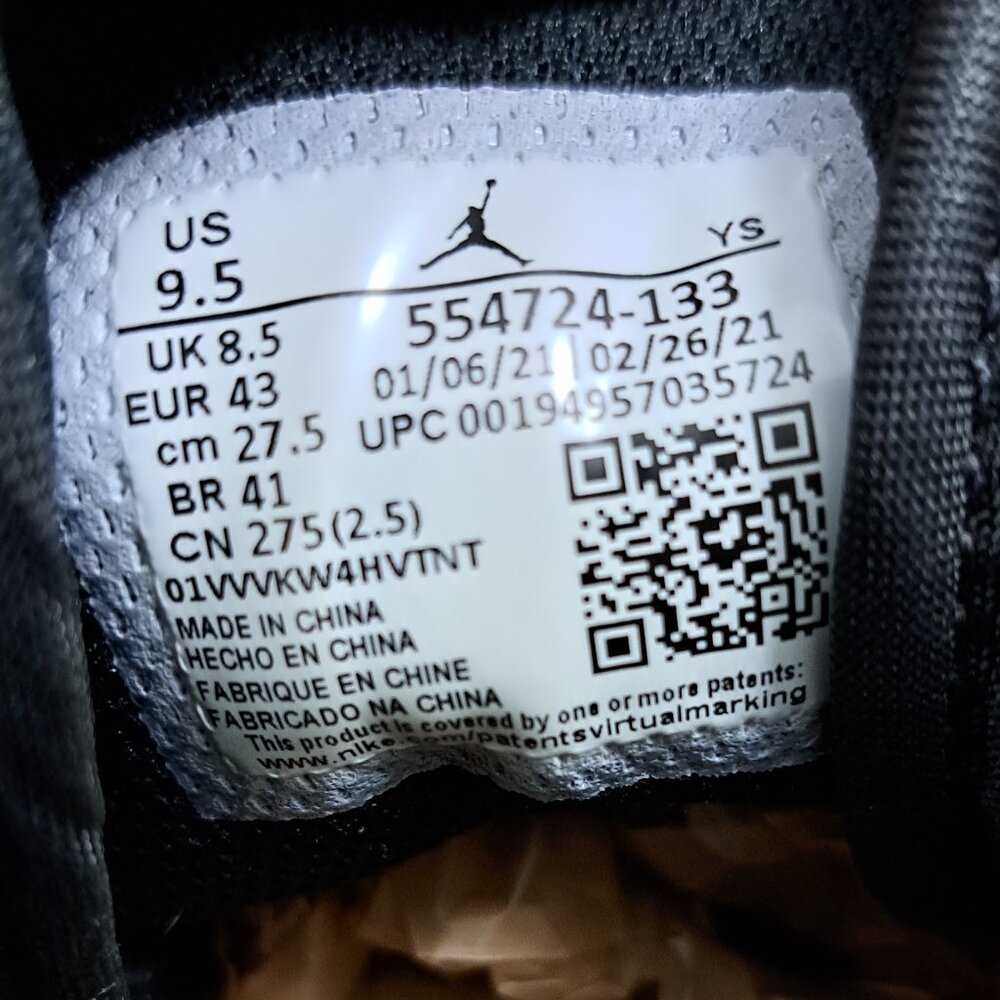%Size 9.5 Nike Air Jordan 1 MID White/Arctic Orange Men AJ14 - Picture 7 of 12